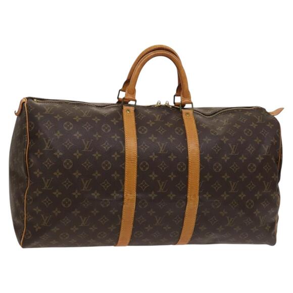 LOUIS VUITTON Monogram Keepall 55 Boston Bag M41424 - Picture 1 of 16